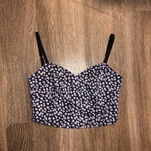 Floral crop top